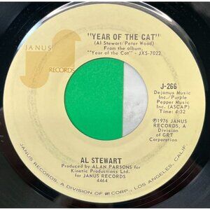 Al Stewart Year of the Cat / Broadway Hotel 45 Vinyl 70s Rock VG+ Janus 266